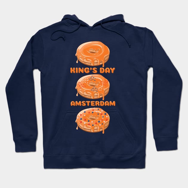 Kings day amsterdam Hoodie by Catdog